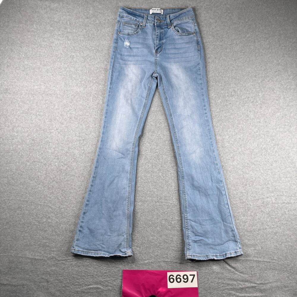 Wax Jeans Womens Size 5 Blue Light Wash Bootcut Casual Classic